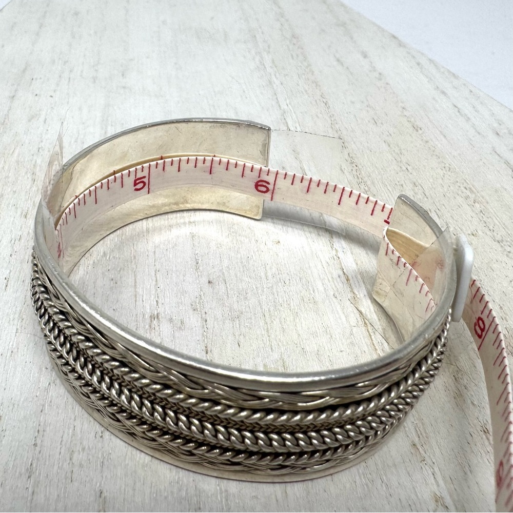Sterling silver cuff bracelet, 36.2, NWOT - Picture 11 of 13